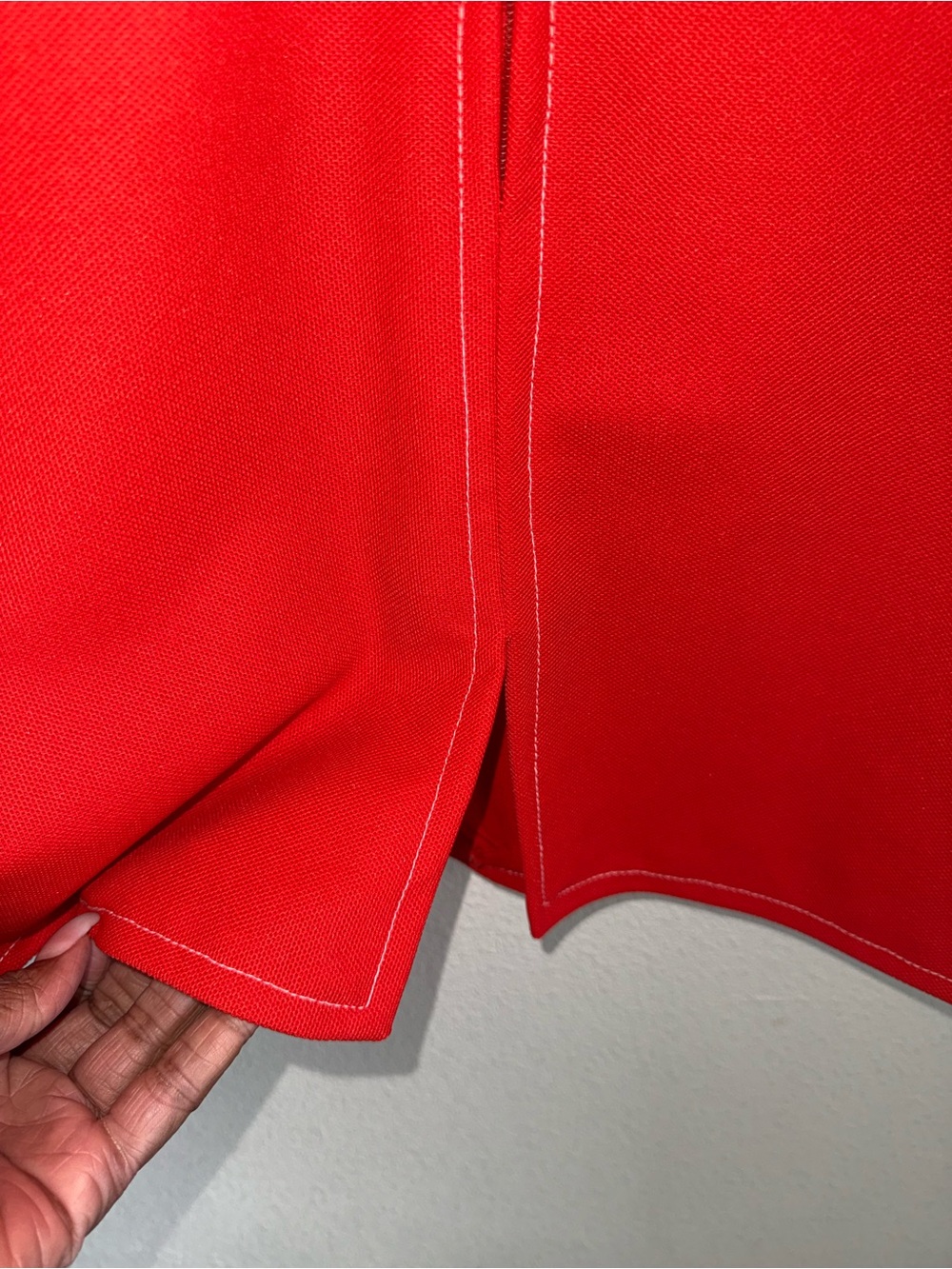 Vintage 1970s Fritzi of California Red Two-Piece Pantsuit ML - Picture 10 of 16